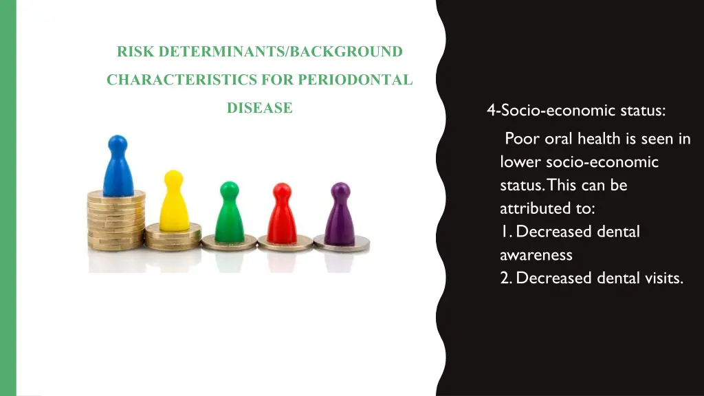 risk determinants background characteristics 3