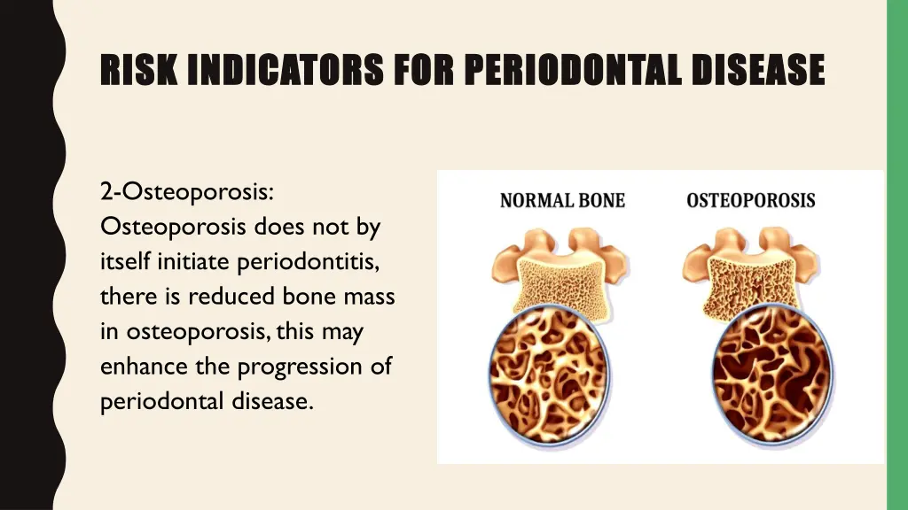 risk indicators for periodontal disease risk 2