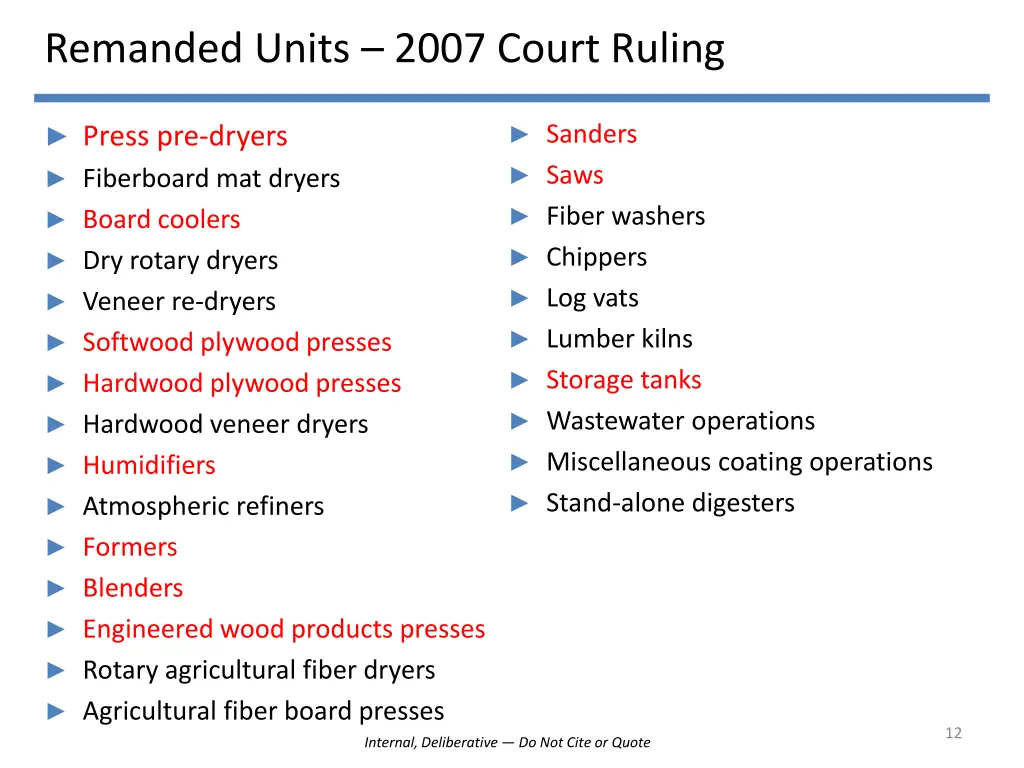 remanded units 2007 court ruling 1