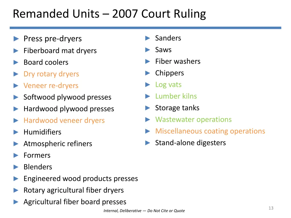 remanded units 2007 court ruling 2