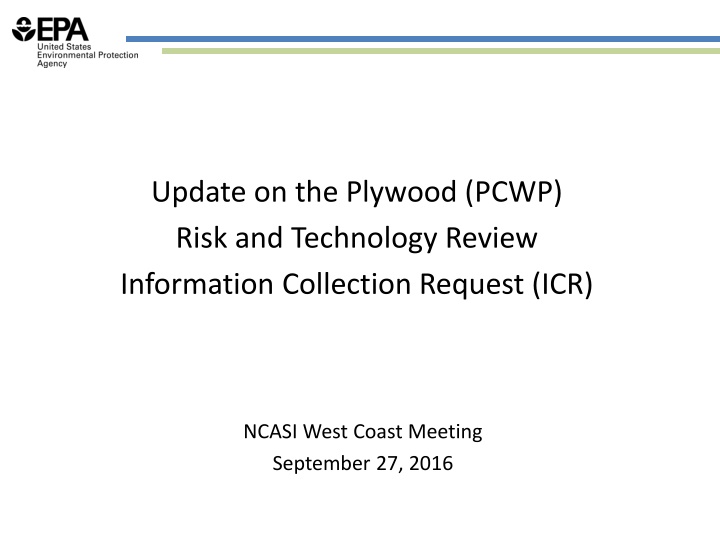 update on the plywood pcwp risk and technology