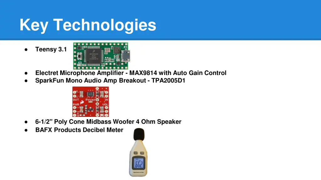key technologies