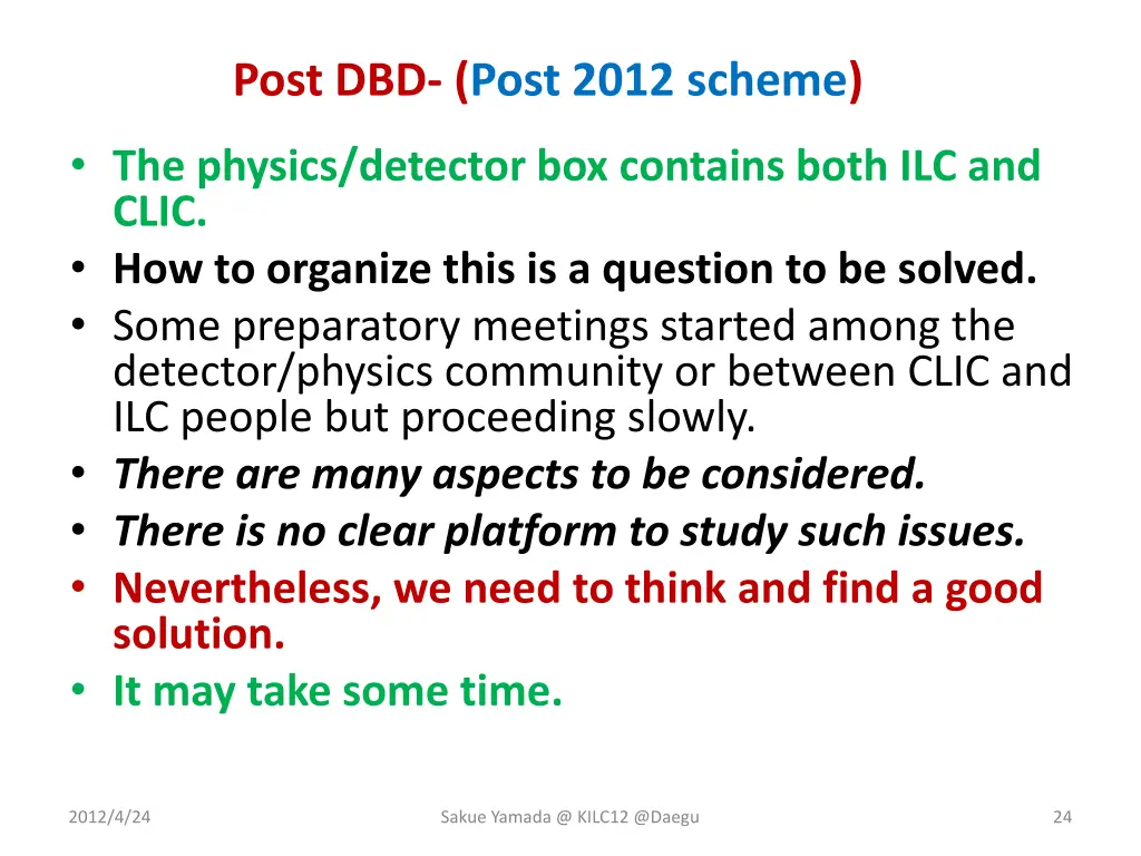 post dbd post 2012 scheme 1