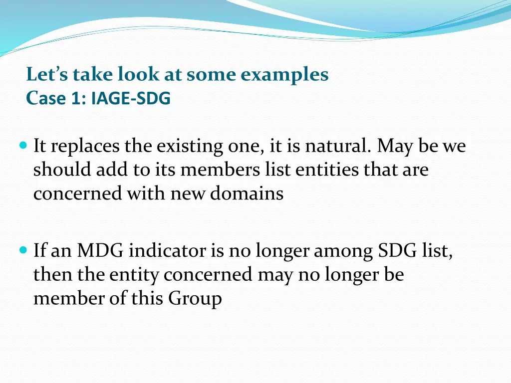 let s take look at some examples c ase 1 iage sdg