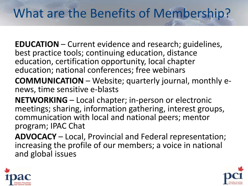 what are the benefits of membership