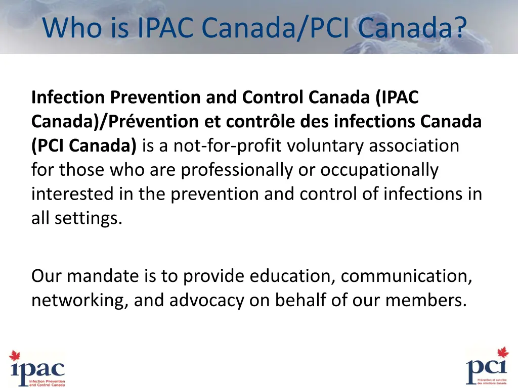 who is ipac canada pci canada
