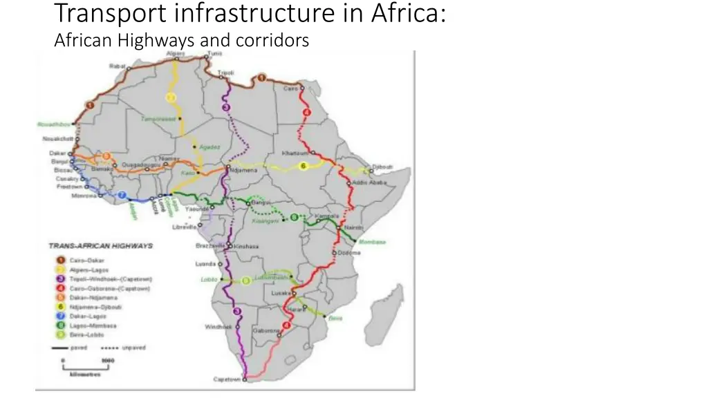 transport infrastructure in africa african