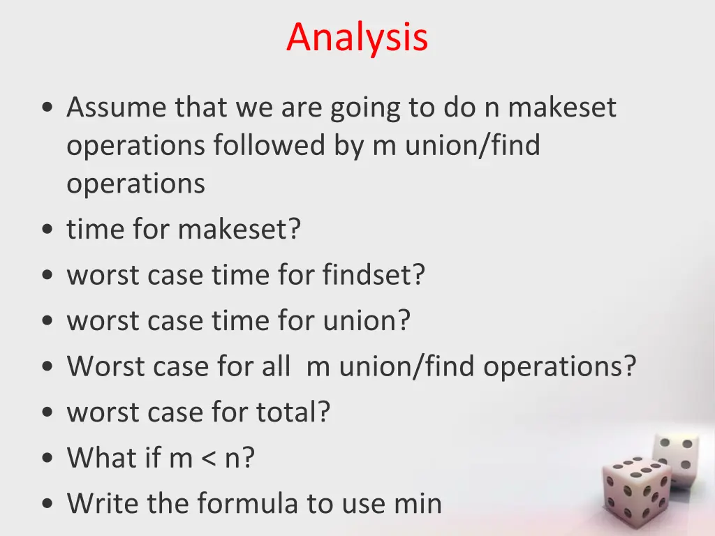 analysis