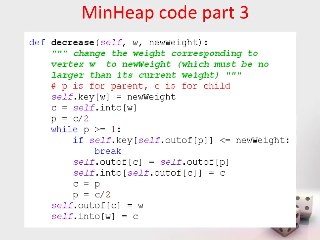 minheap code part 3