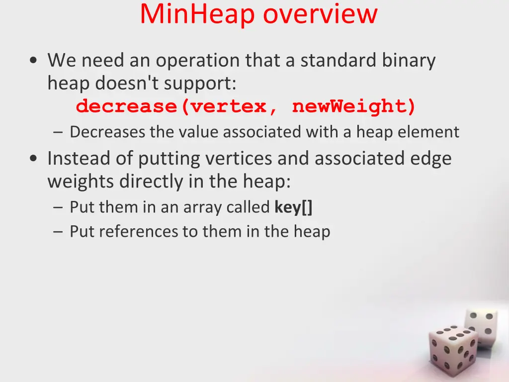 minheap overview