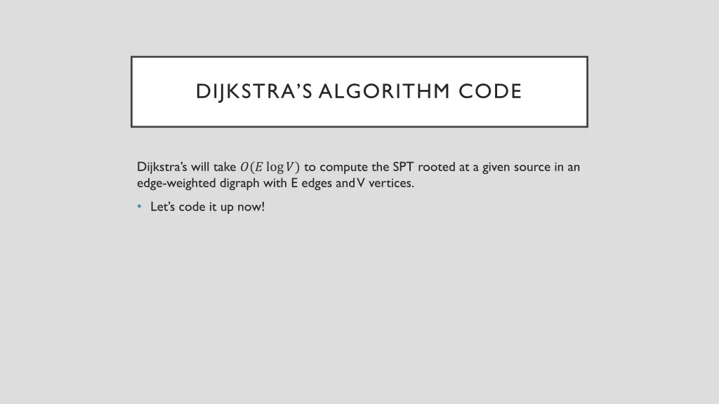 dijkstra s algorithm code