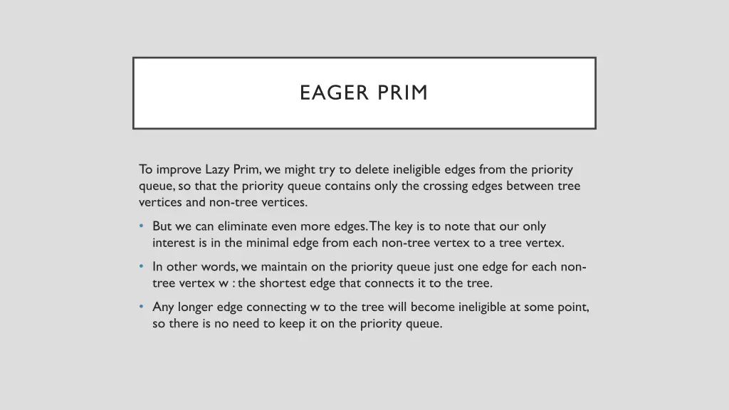 eager prim
