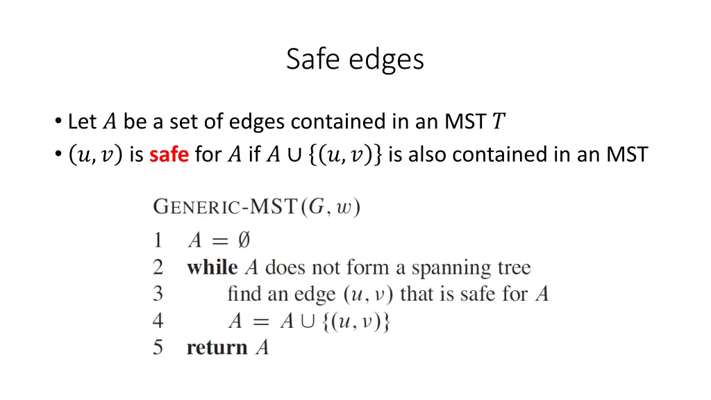 safe edges