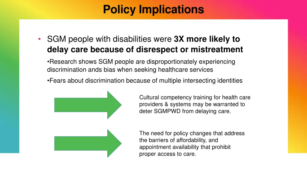 policy implications