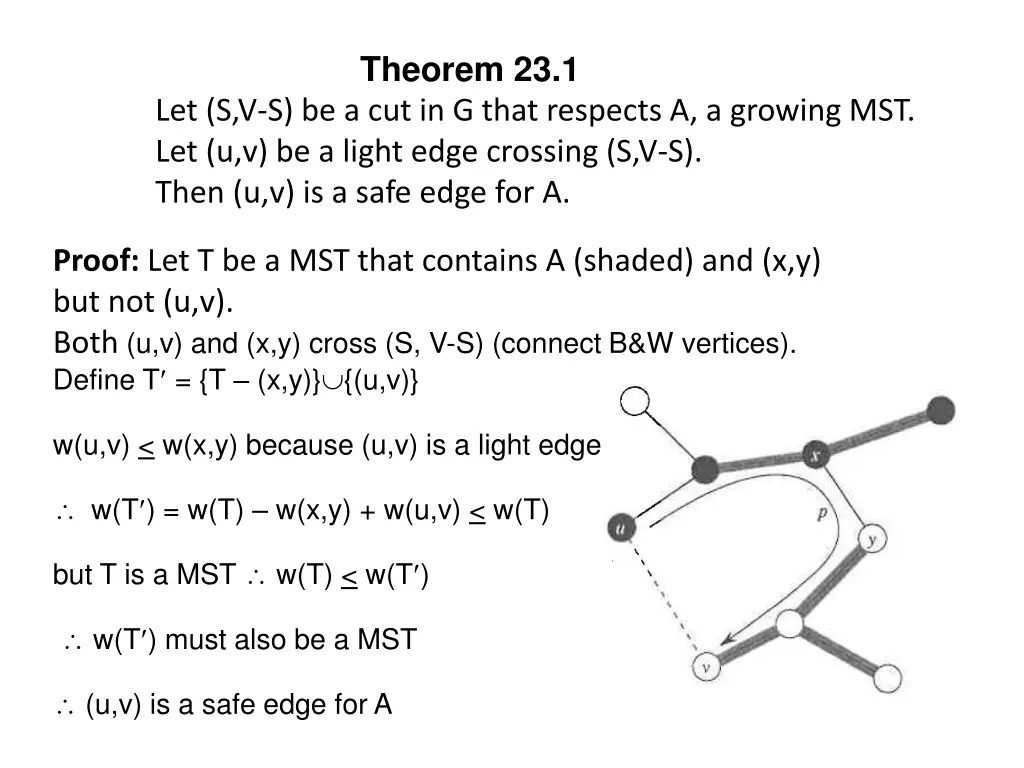 let s v s be a cut in g that respects a a growing