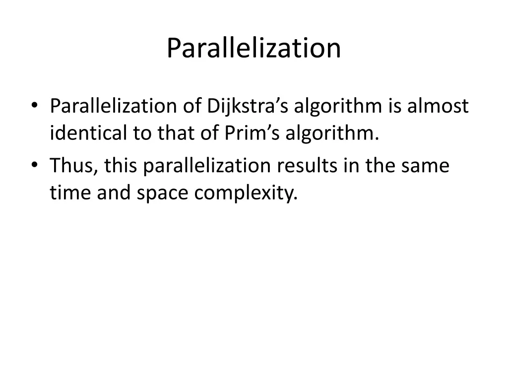 parallelization 1