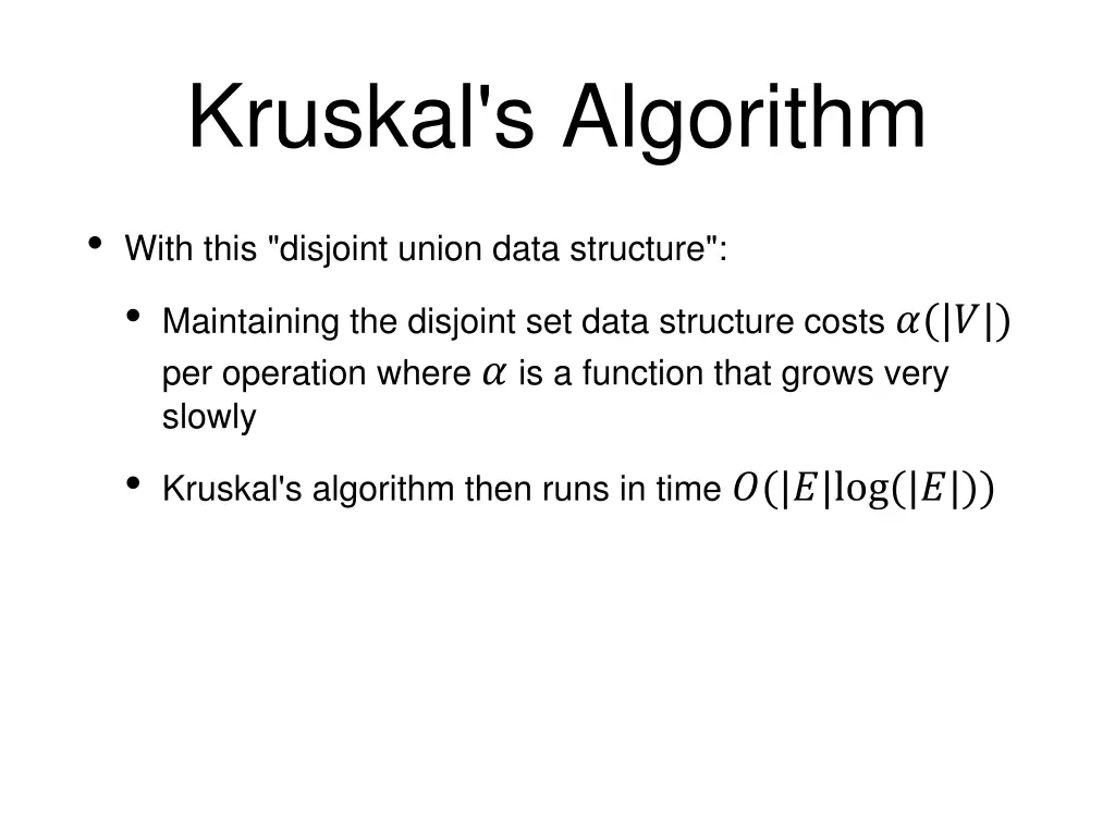 kruskal s algorithm 21