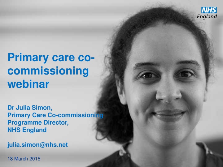 primary care co commissioning webinar