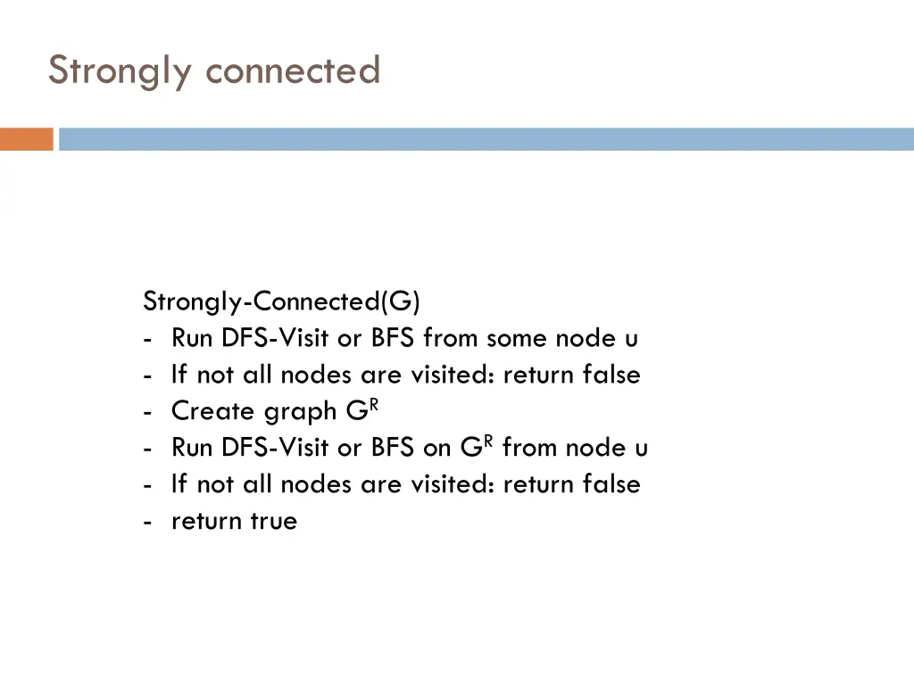 strongly connected 1