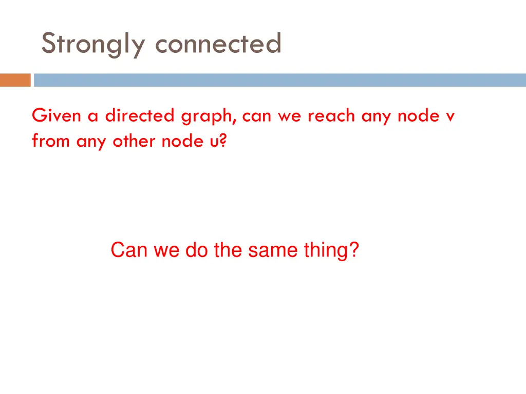 strongly connected