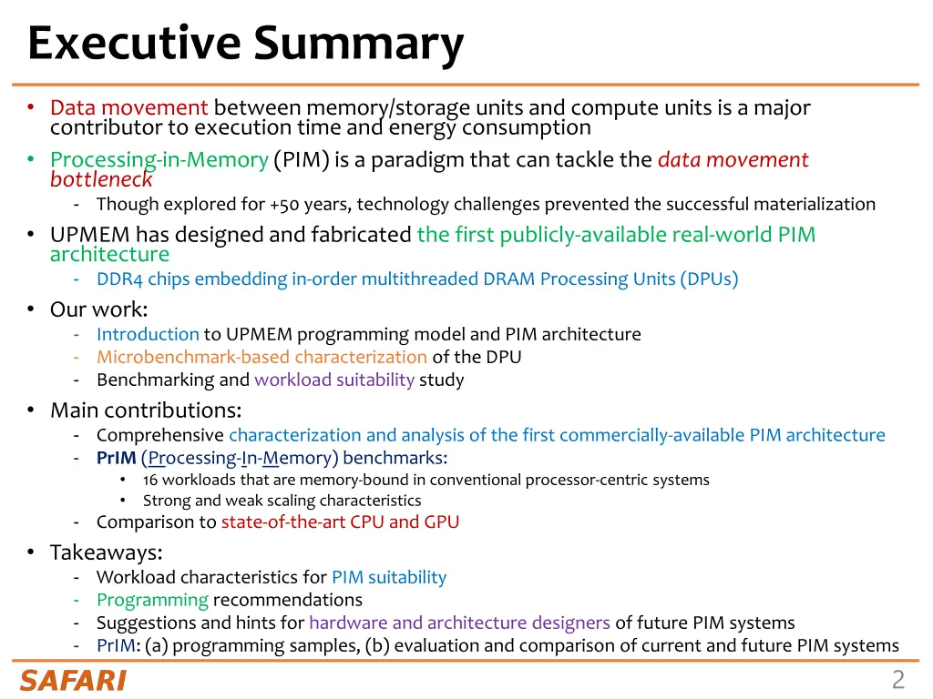 executive summary