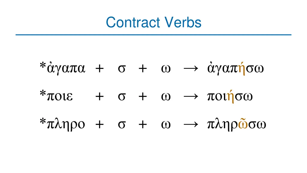 contract verbs