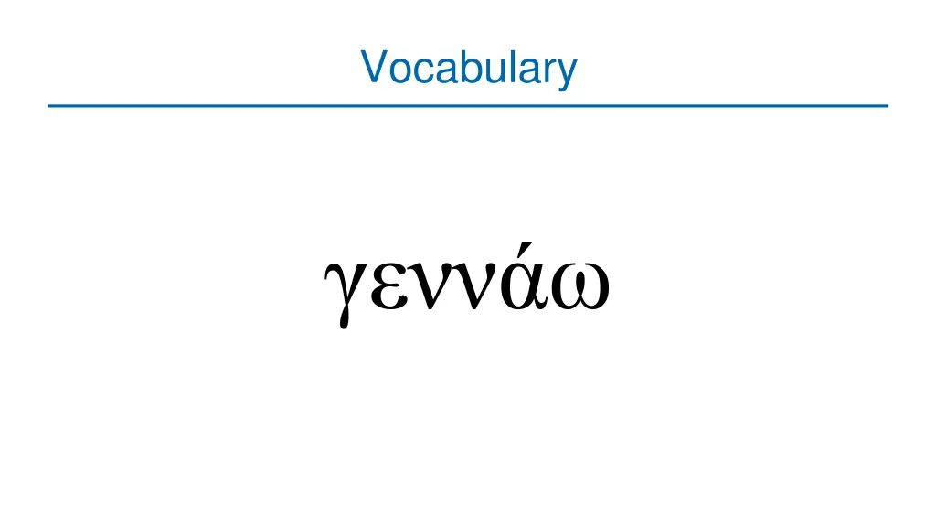 vocabulary 1