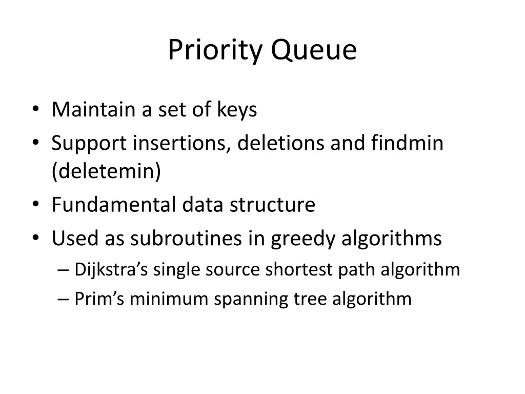 priority queue