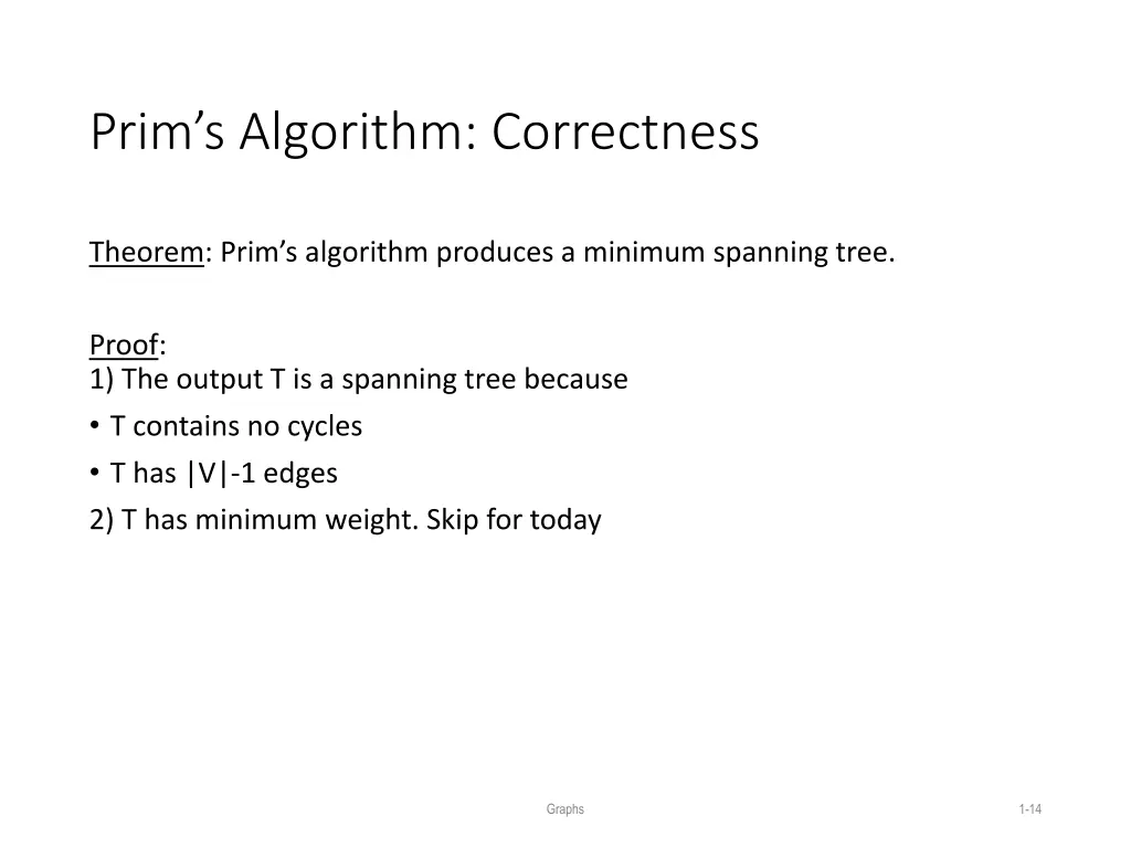 prim s algorithm correctness