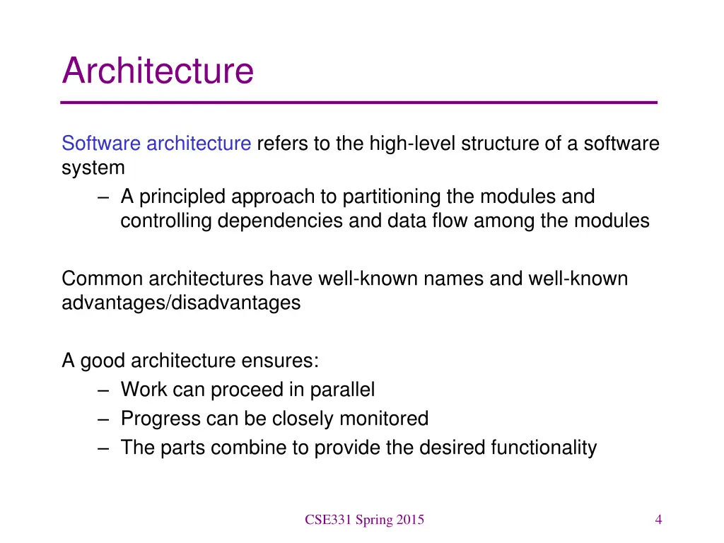 architecture