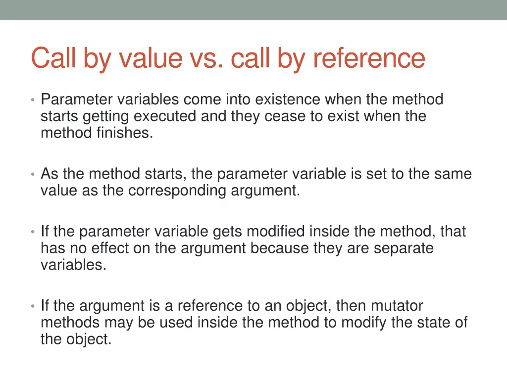 call by value vs call by reference