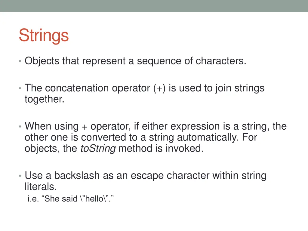 strings
