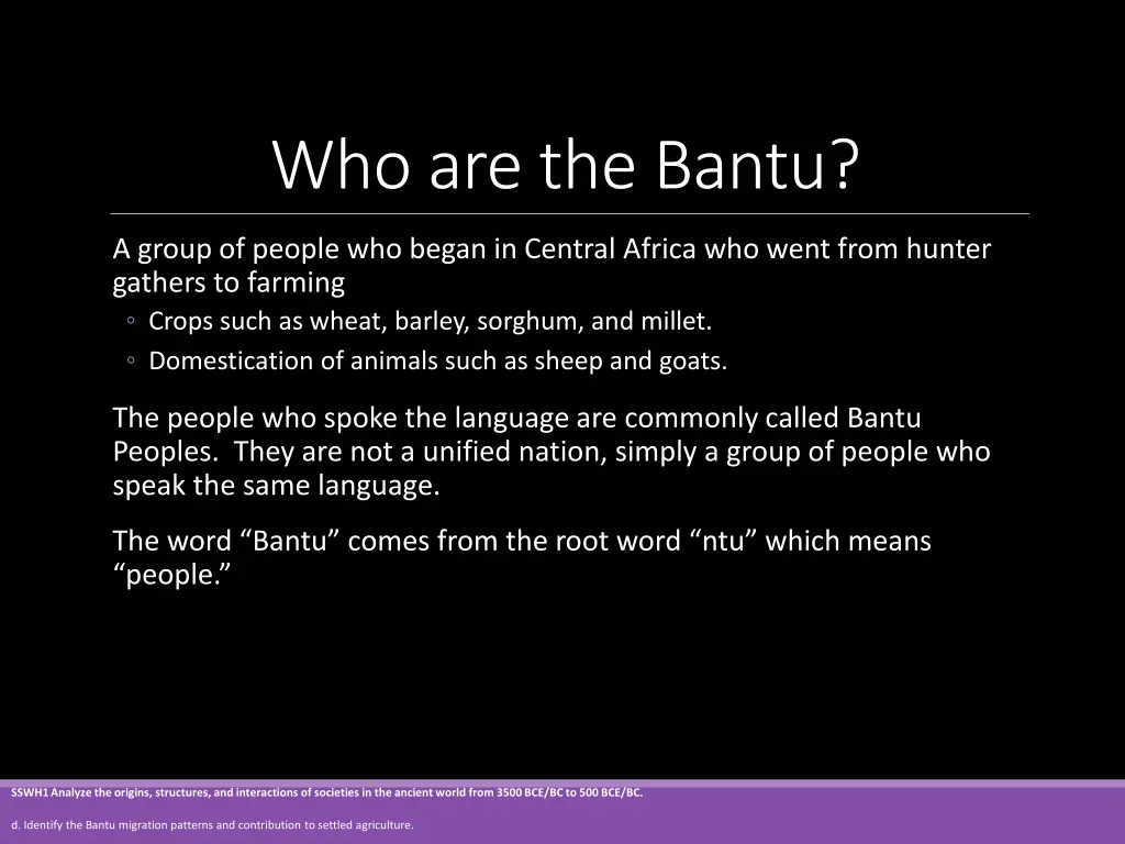 who are the bantu