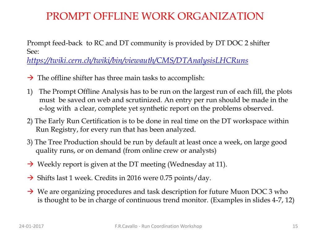 prompt offline work organization