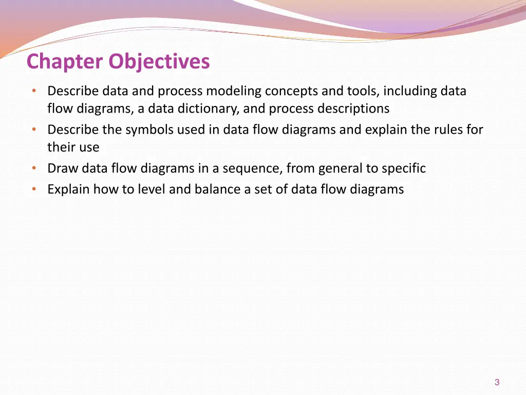 chapter objectives