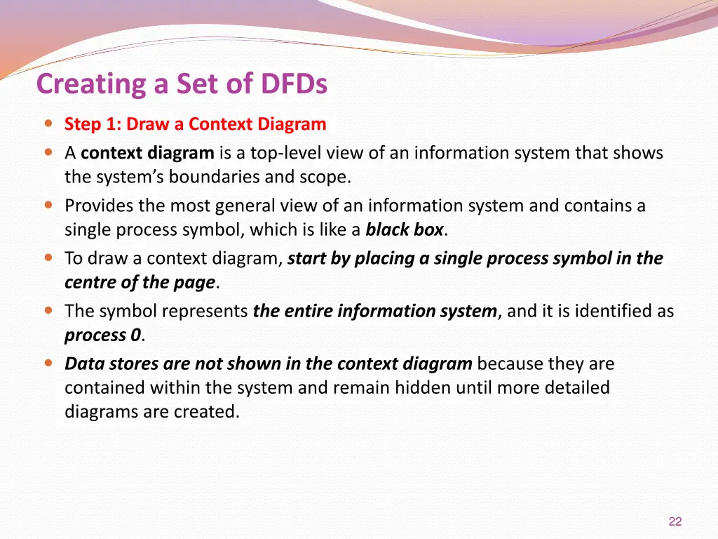 creating a set of dfds 2