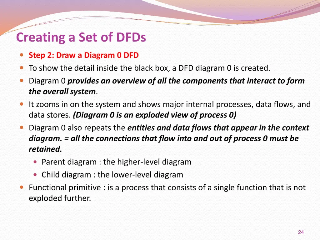 creating a set of dfds 4