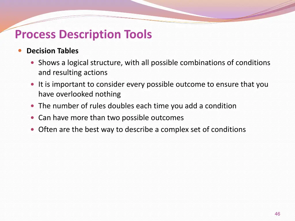 process description tools 4