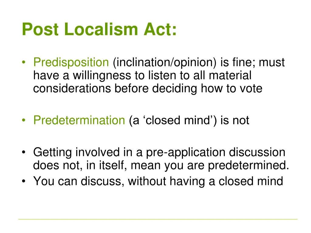 post localism act