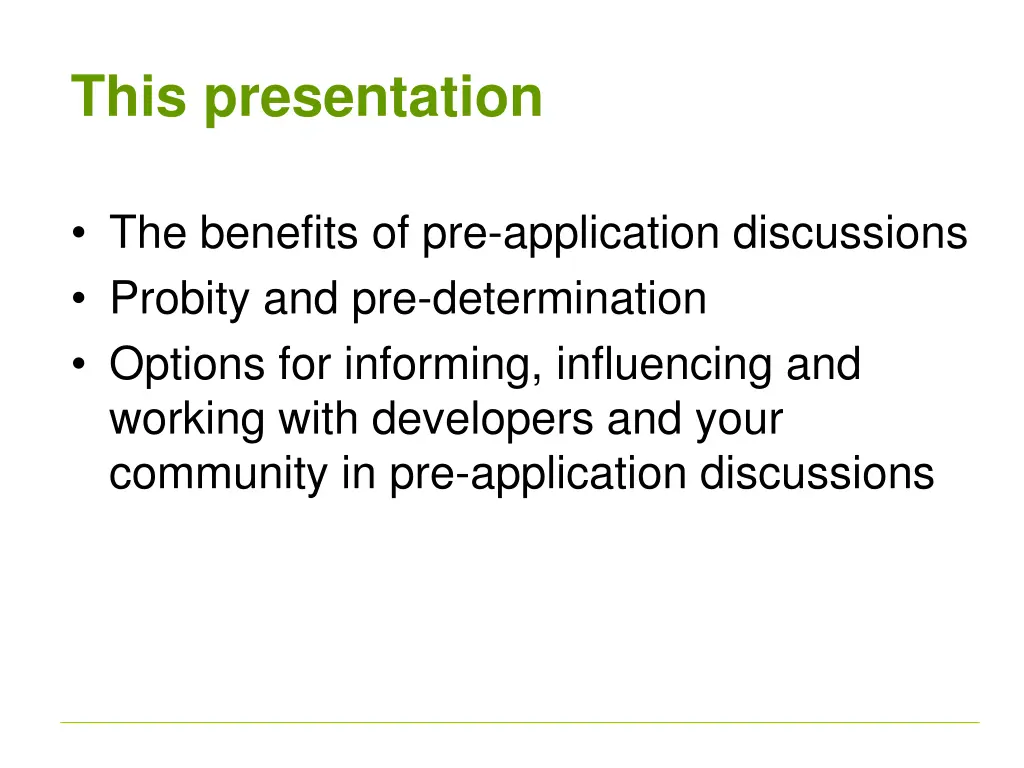 this presentation