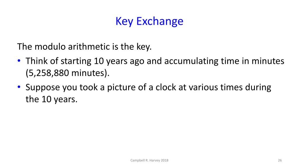 key exchange 15