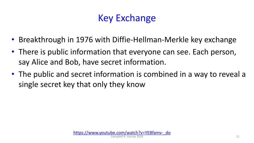 key exchange