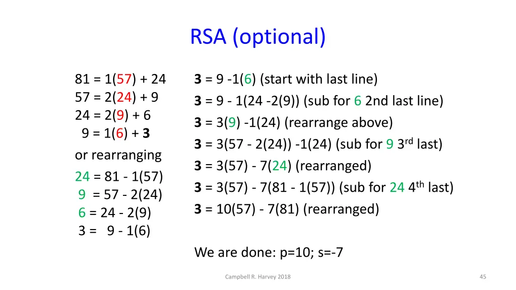 rsa optional 7