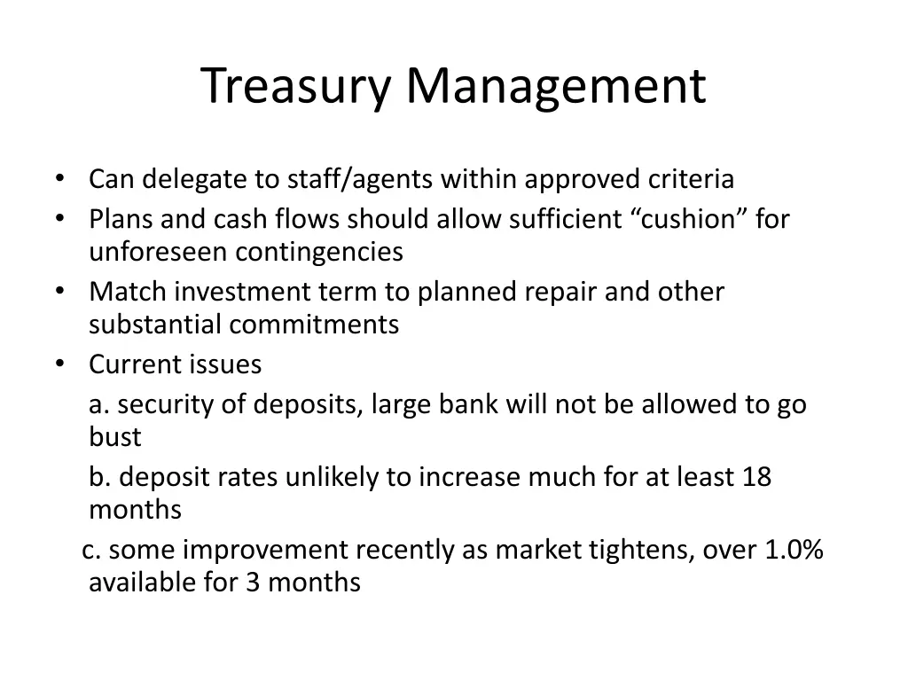 treasury management 1
