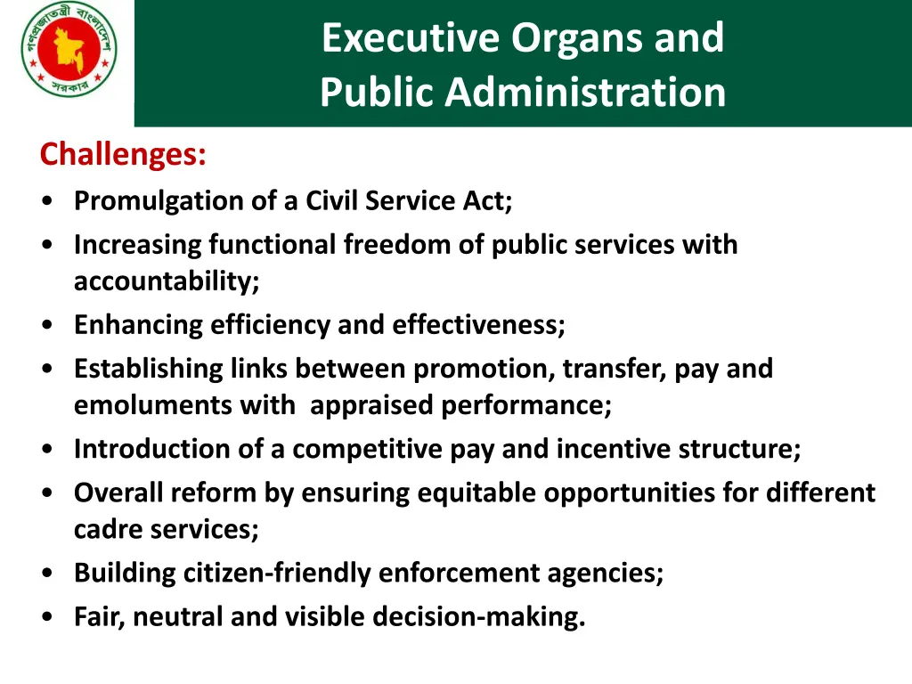 executive organs and public administration 1