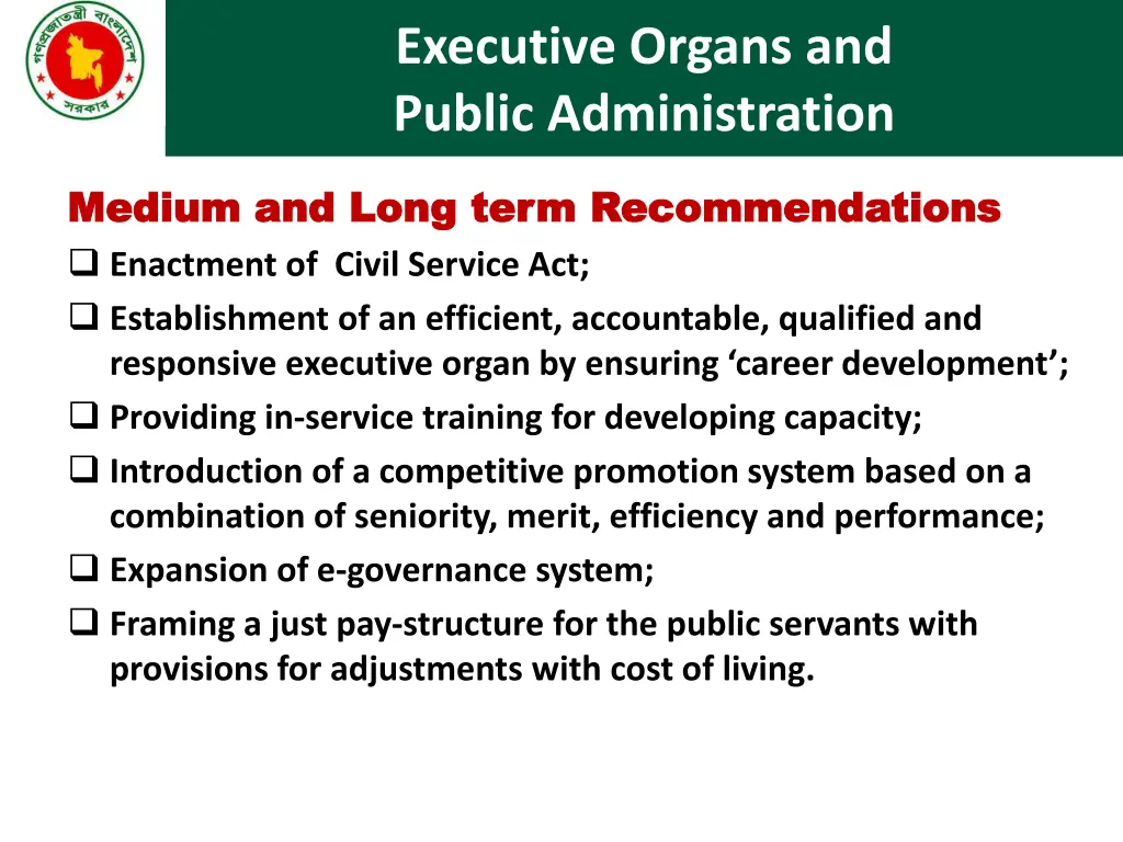executive organs and public administration 3