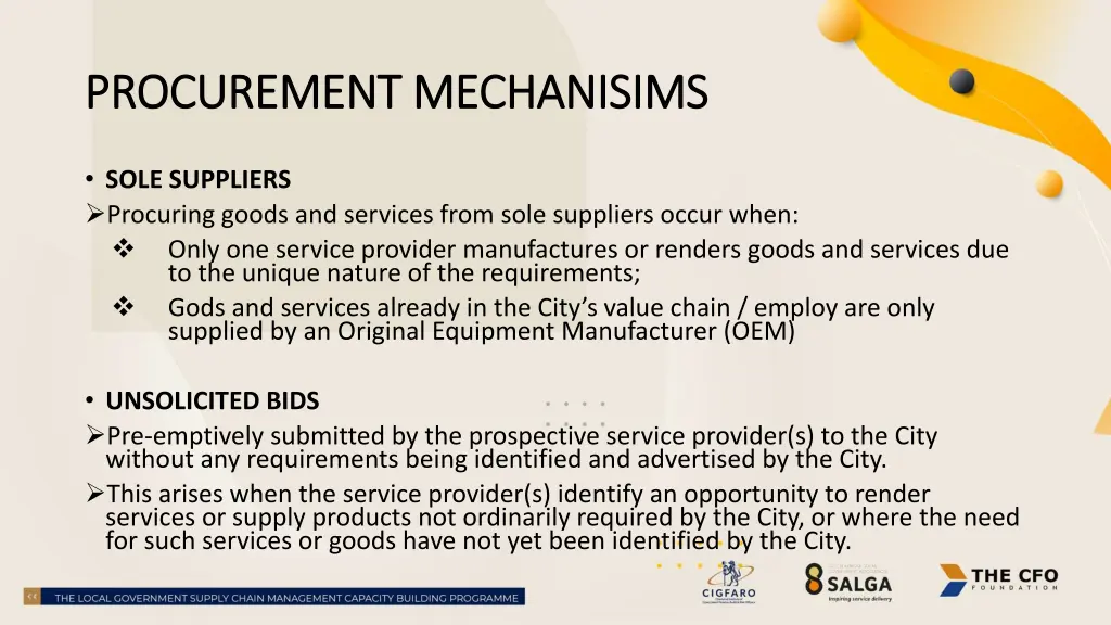procurement mechanisims procurement mechanisims 7
