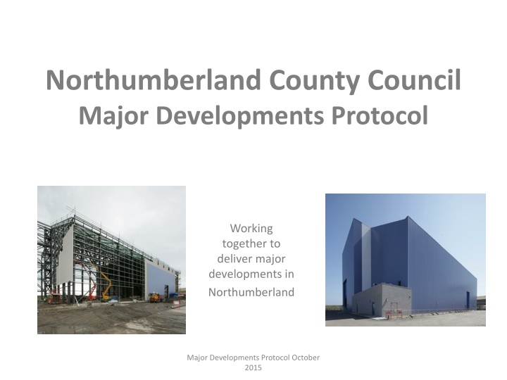 northumberland county council major developments