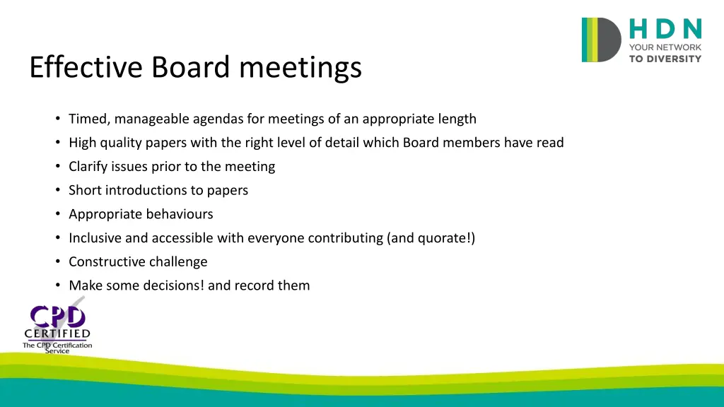 effective board meetings