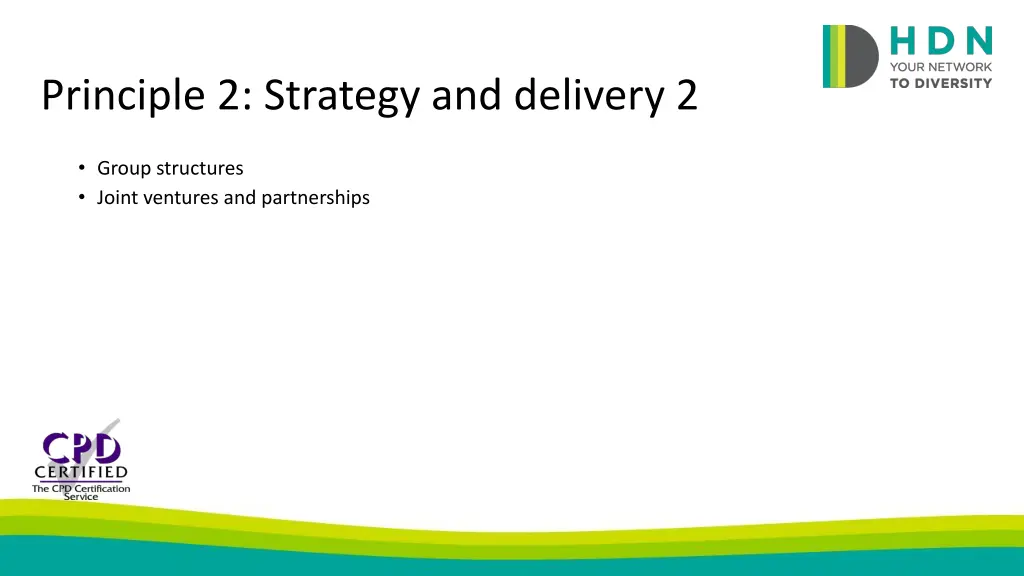 principle 2 strategy and delivery 2